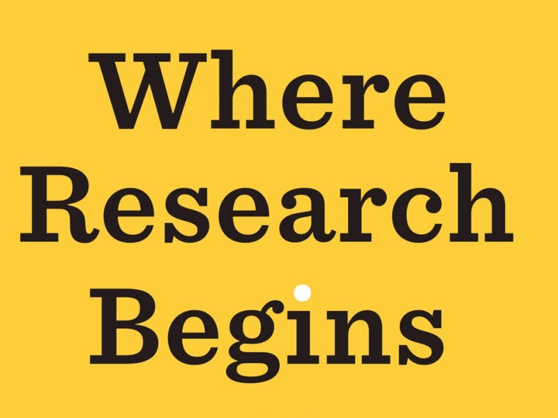Book Review: Where Research&nbsp;Begins